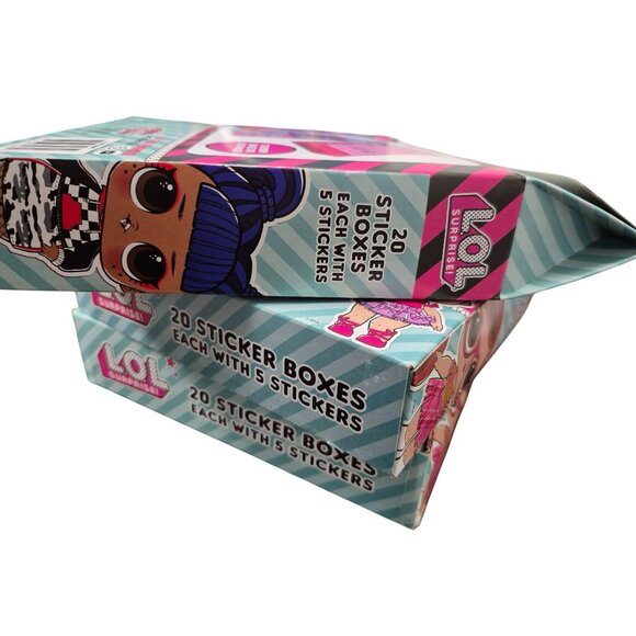 LOL Surprise Stickertreats 20 Sticker Boxes With 5 Stickers Each - Picture 3 of 4